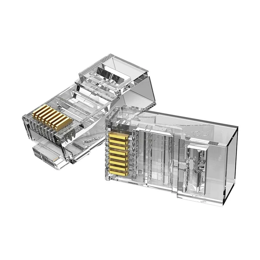 Vention IDDR0-100 CAT-6 UTP RJ45 Transparent Connector