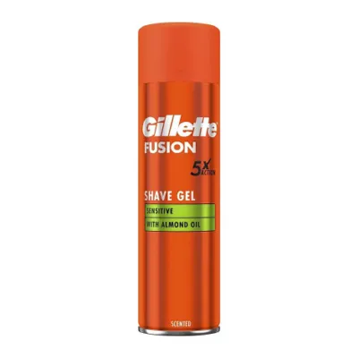 Gillette Fusion 5 সেনসিটিভ আমন্ড অয়েল শেভ জেল 200ml