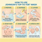 Johnson's Top To Toe হেয়ার অ্যান্ড বডি বেবি বাথ 100ml