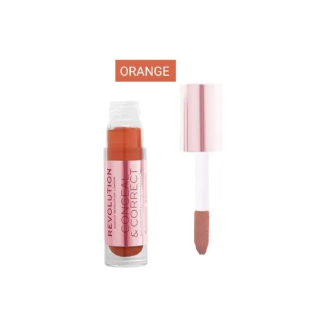 Makeup Revolution Conceal & Define লিকুইড কনসিলার - Orange