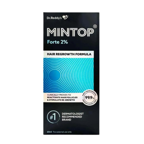 Dr. Reddy's Mintop Forte 2% হেয়ার রিগ্রোথ ফর্মুলা 60ml