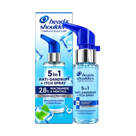 Head & Shoulders 5in1 Anti Dandruff + Itch Spray 50g (Thailand)