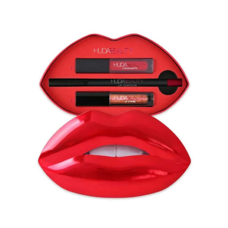 Huda Beauty Contour & Strobe লিকুইড লিপ সেট