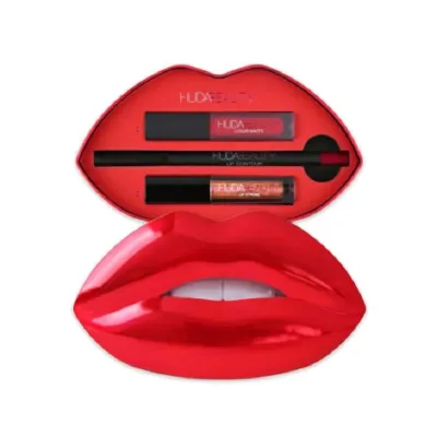 Huda Beauty Contour & Strobe লিকুইড লিপ সেট
