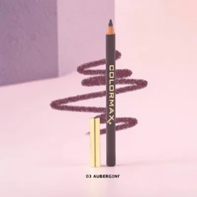 Colormax Satin Glide Long Lasting লিপ লাইনার পেন্সিল - 03 Aubergine