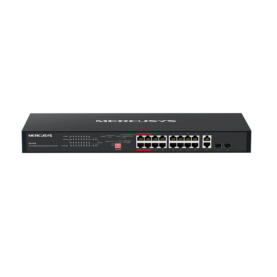 Mercusys MS120GP 20-Port Unmanaged Rackmount Switch