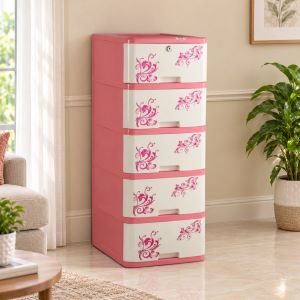 RFL Smart Closet 5 ড্রয়ার Elite পিংক
