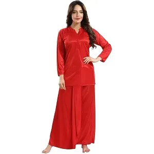 মেয়েদের নাইট ড্রেস (টপ ও লুঙ্গি সেট)