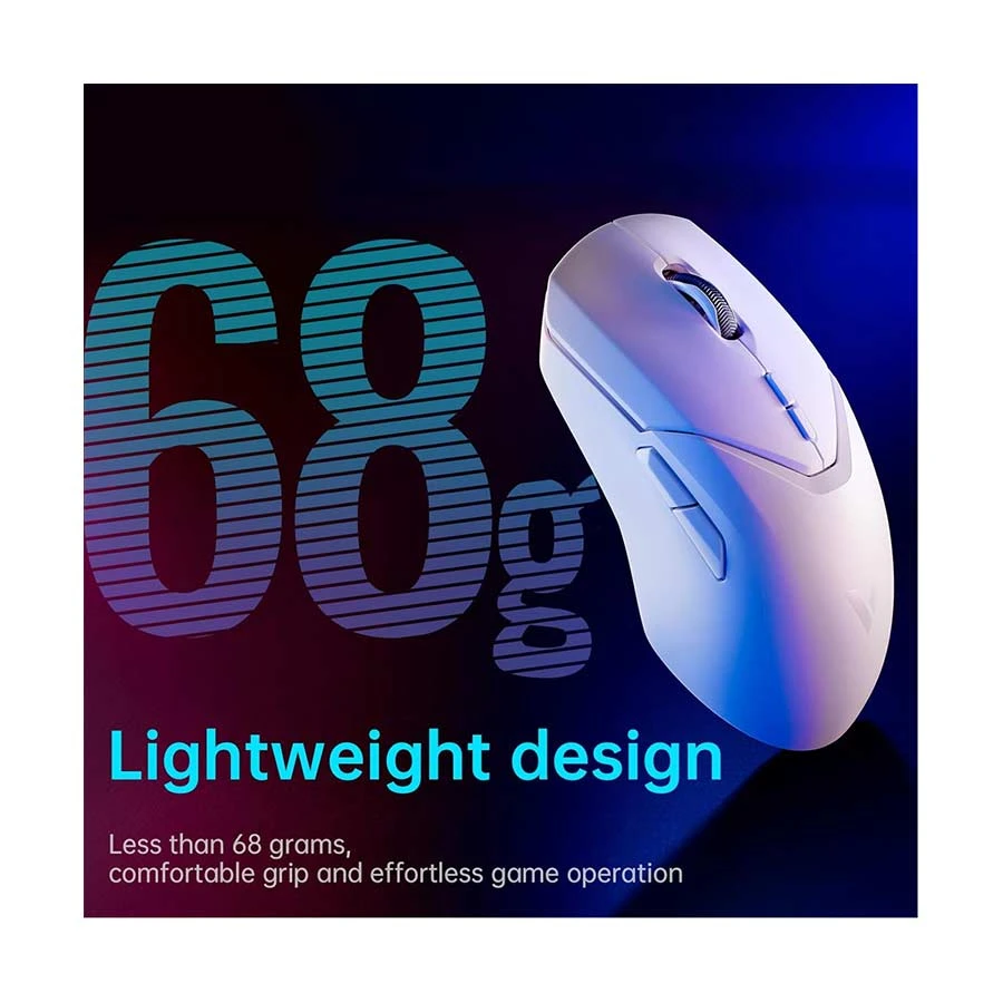 Rapoo VT9 Pro Dual Mode Wireless White Gaming Mouse
