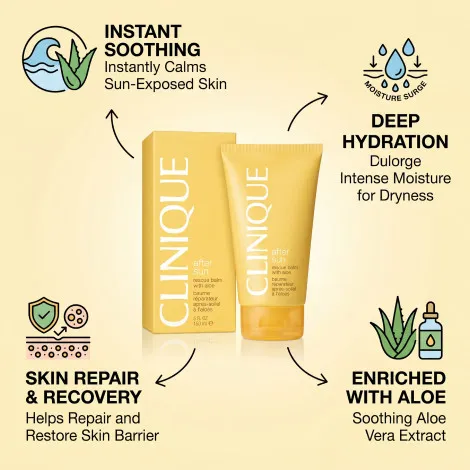 Clinique After Sun Rescue বাম, অ্যালো যুক্ত 150ml