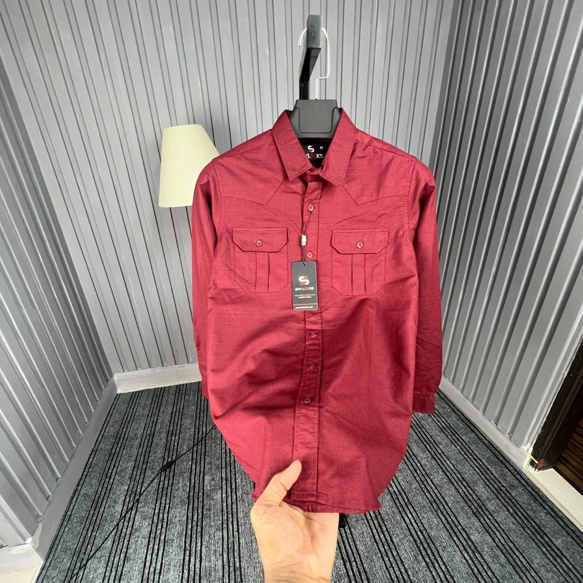 Premium Lap Seam Double Pocket Shirt