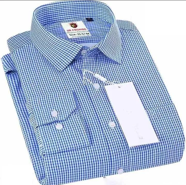Men's Full Sleeve Formal Check Shirt, Pure Cotton, 4 Colours