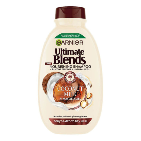 Garnier Ultimate Blends কোকোনাট মিল্ক ও ম্যাকাডামিয়া নারিশিং শ্যাম্পু 400ml