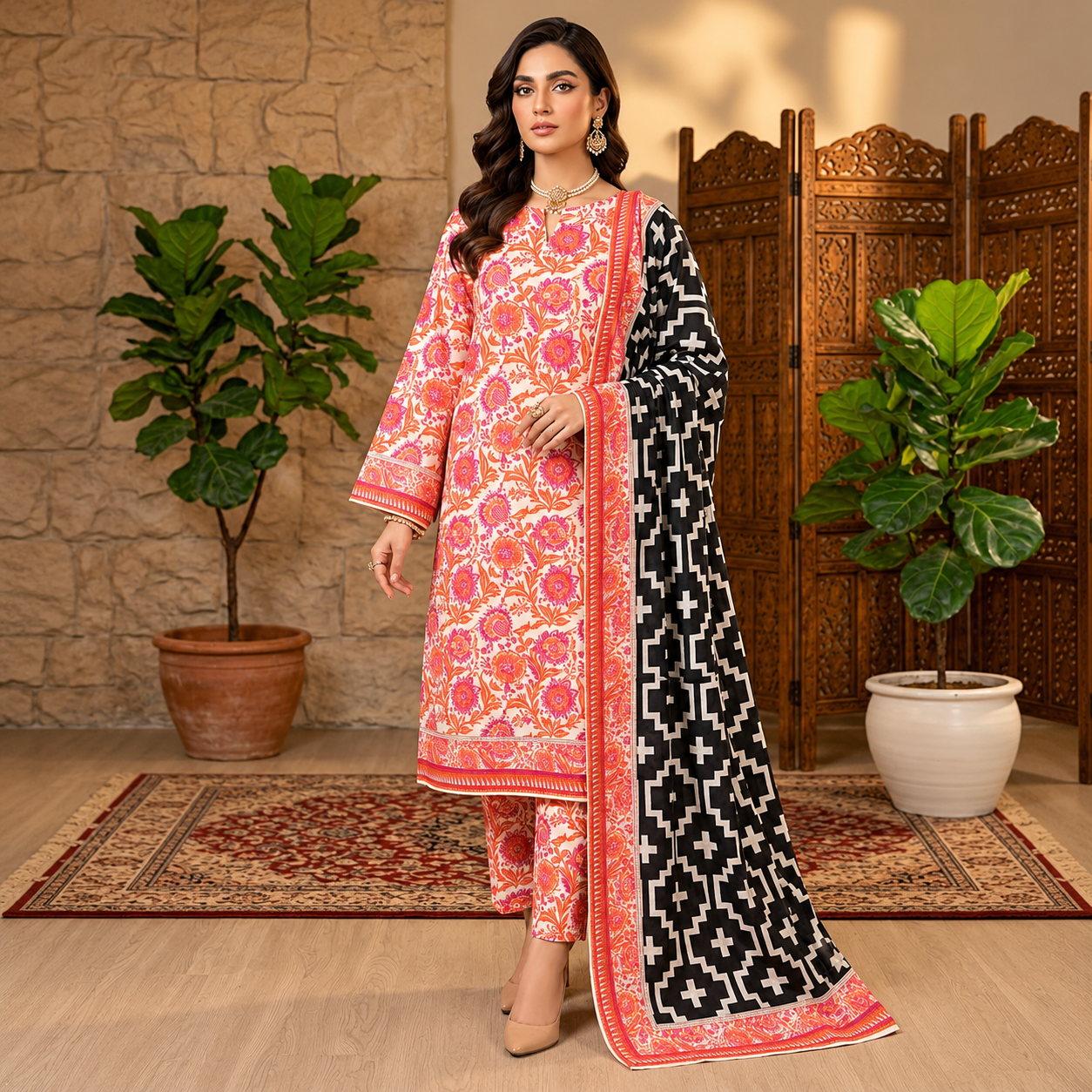 Bin Hamid Premium Digital Print 3-Piece Collection (Bin Hamid Unstitched)