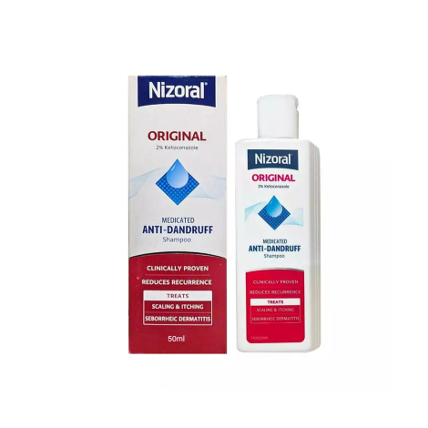 Nizoral 2% Ketoconazole মেডিকেটেড অ্যান্টি-ড্যানড্রাফ শ্যাম্পু 50ml
