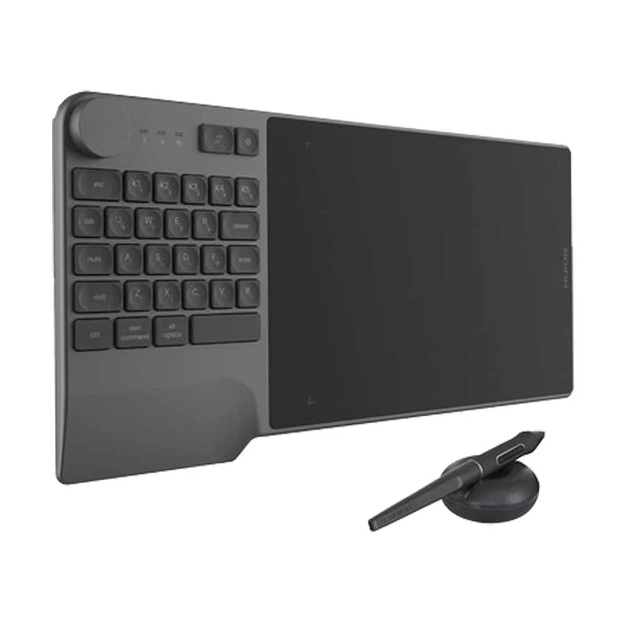 Huion Inspiroy Keydial KD200 Bluetooth Drawing Tablet Metal Grey