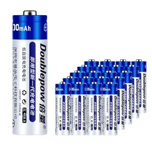 Doublepow AA 600mAh NiMH রিচার্জেবল ব্যাটারি (4 পিস)