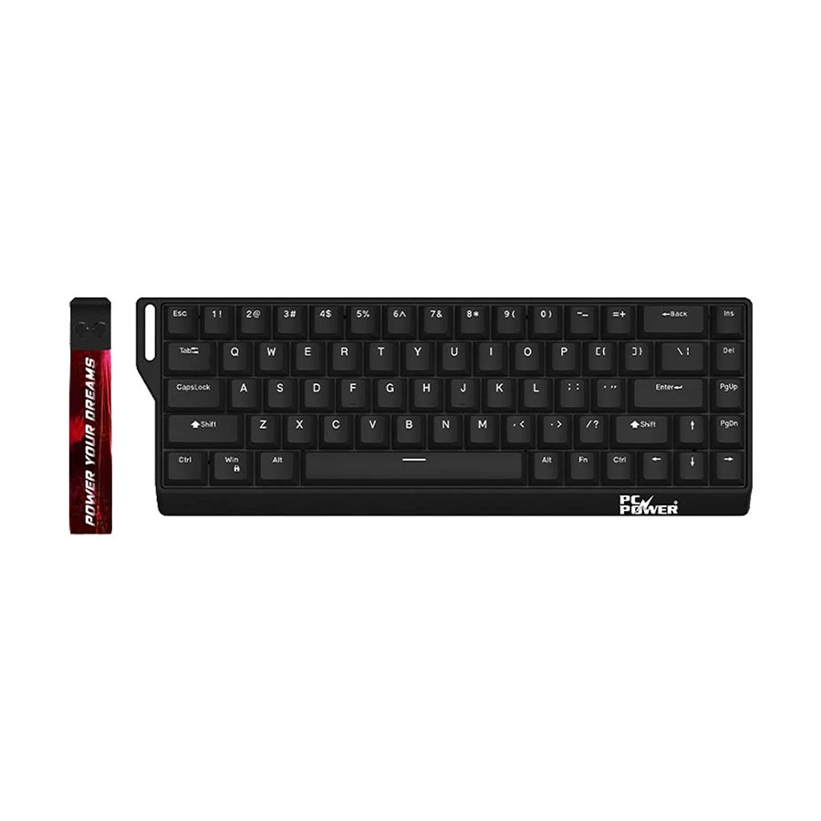 PC Power K63 HE RGB Hall Effect Wired Gaming Keyboard Black