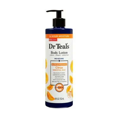 Dr Teal's Moisture + Glow ভিটামিন C বডি লোশন 532ml