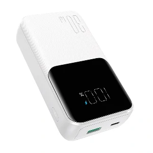 Joyroom JR-PBC07 30W Mini 20000mAh Power Bank With Dual Cables White