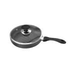 TOPPER ননস্টিক গ্ল্যামার ফ্রাই প্যান ঢাকনাসহ (অ্যাশ) 30 cm