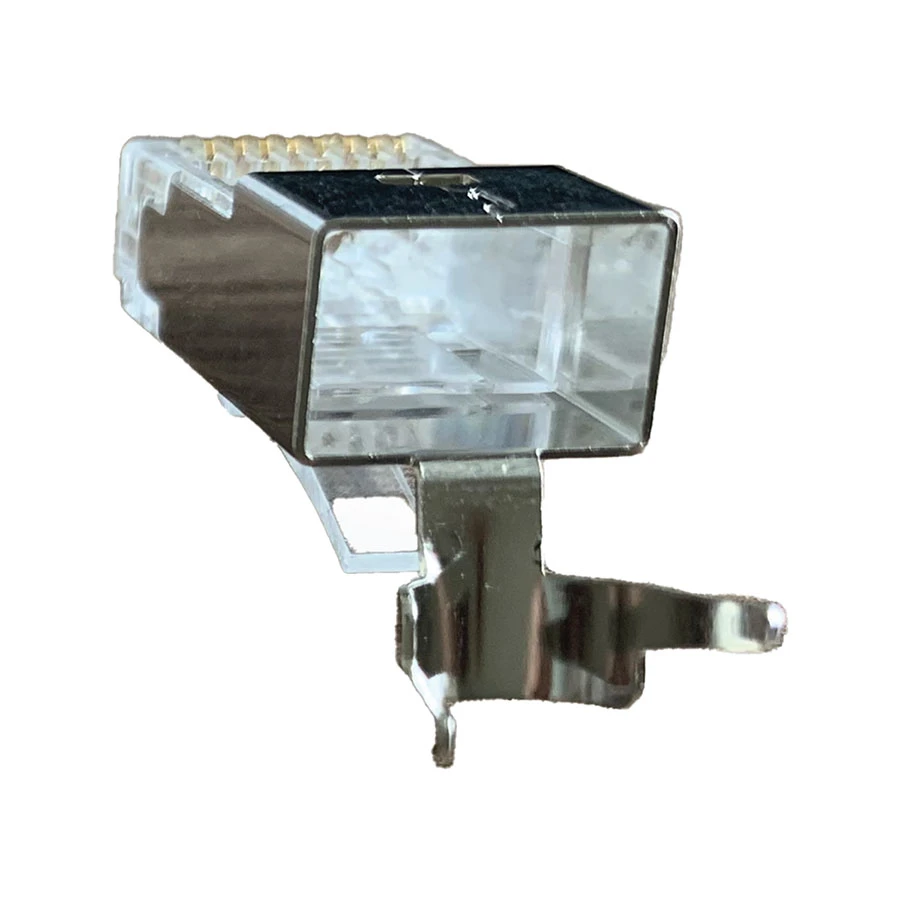 Safenet 46-4000WT-CE CAT-6A Shielded Close End RJ45 Connector (20 Pcs)