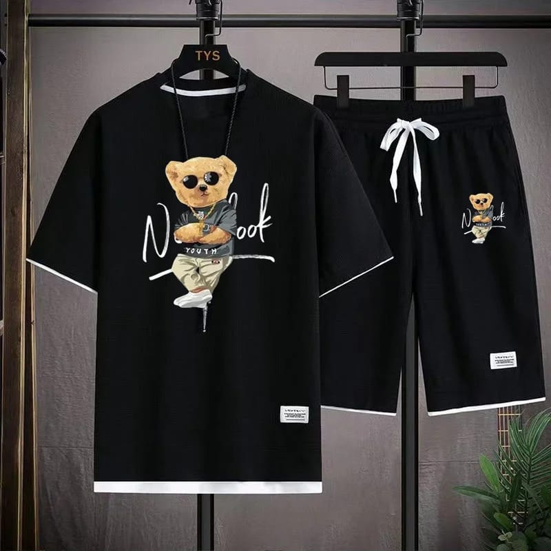 Men's 160 GSM Mesh T-Shirt and Shorts Set, 6 Colours, M to XL