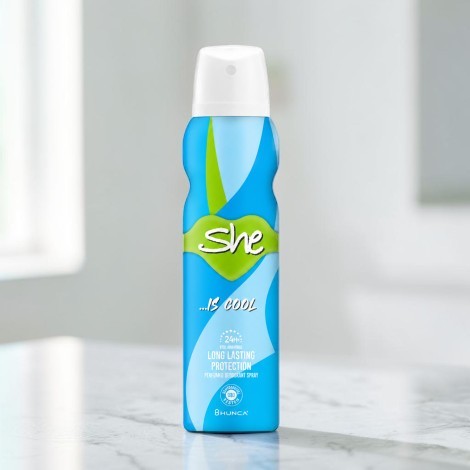 She Is Cool Long Lasting Protection Perfumed Deodorant Spary 150ml (Turkey)