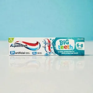 Aquafresh Big Teeth ফ্লোরাইড টুথপেস্ট 6-8 বছর 50ml