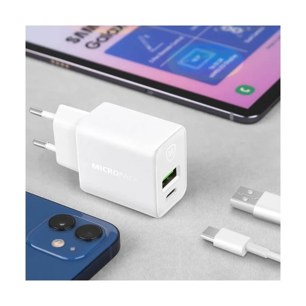 মাইক্রোপ্যাক MWC-233 PD 33W USB & USB-C চার্জার