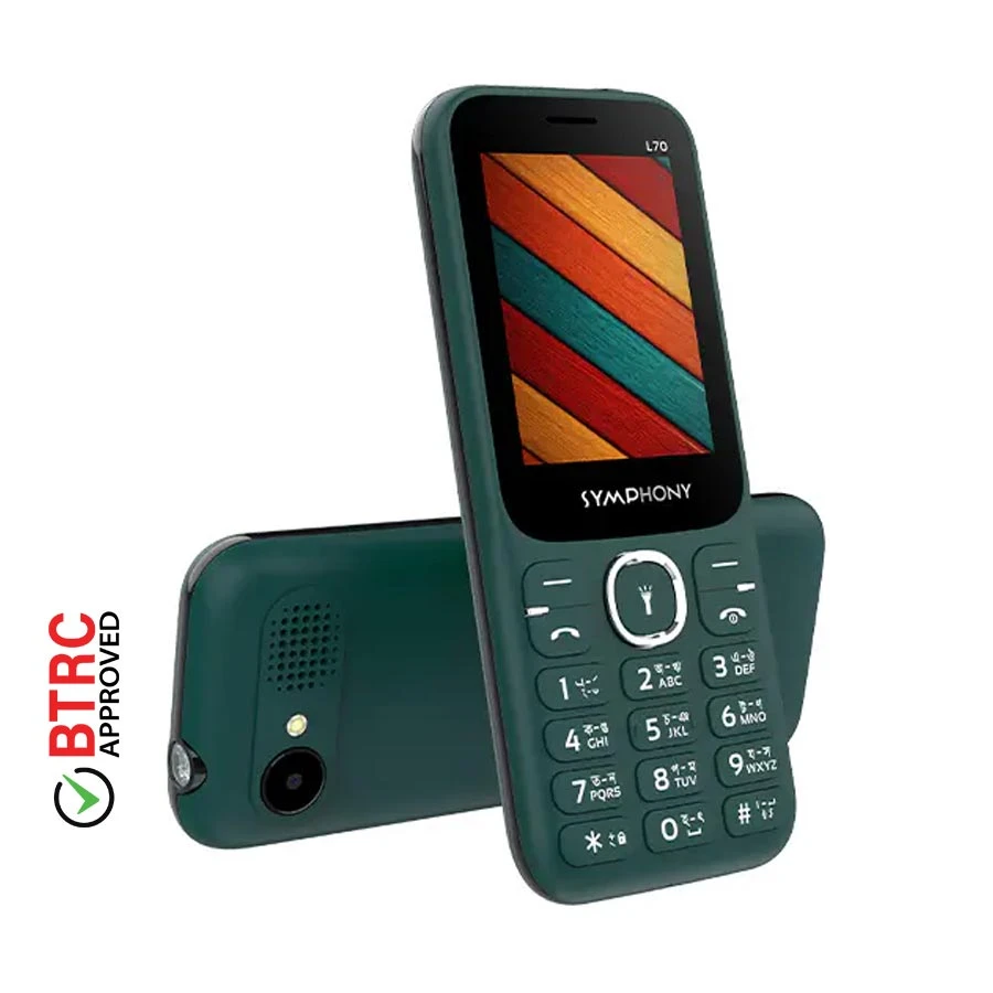 Symphony L70 Forest Green Feature Phone (Dual Sim)