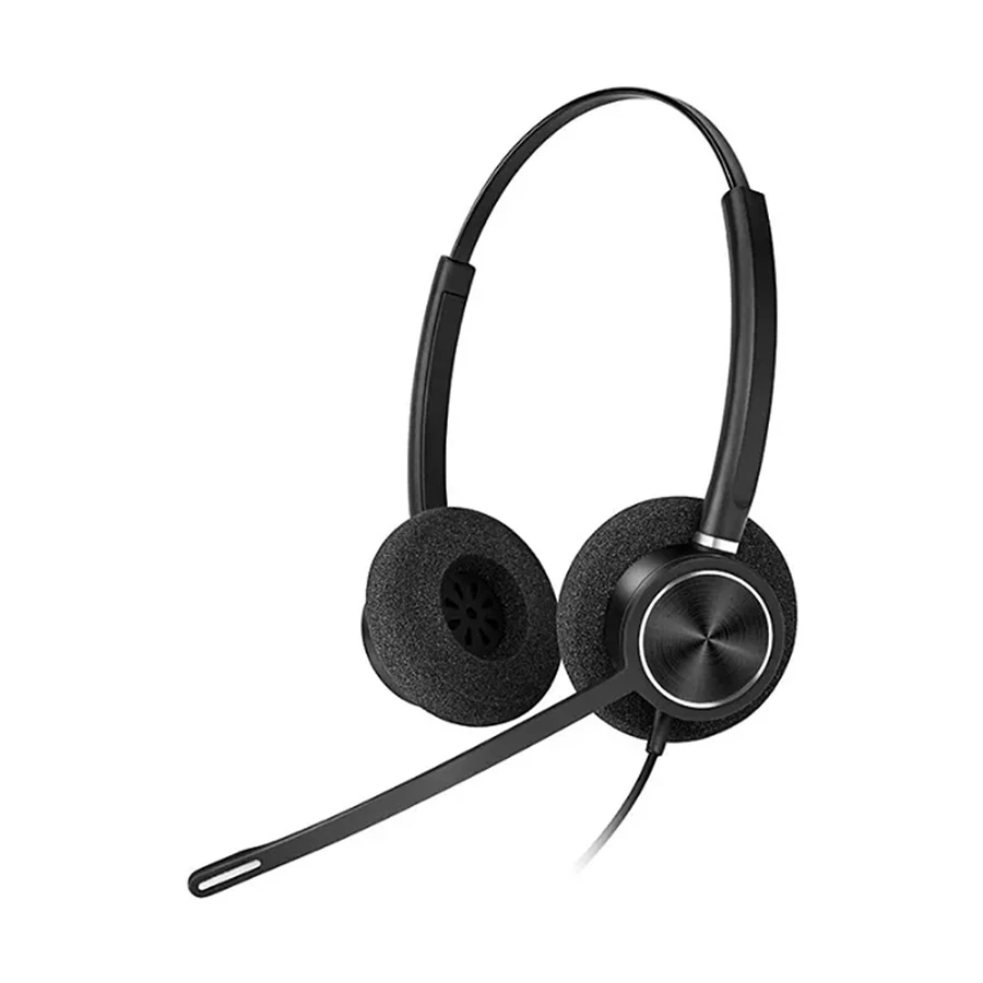 Inbertec C10DJM Duo USB & 3.5mm Noise Cancelling Headset Black