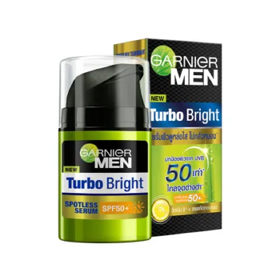 Garnier Men Turbo Bright Spotless সানস্ক্রিন সিরাম SPF50+ 40ml