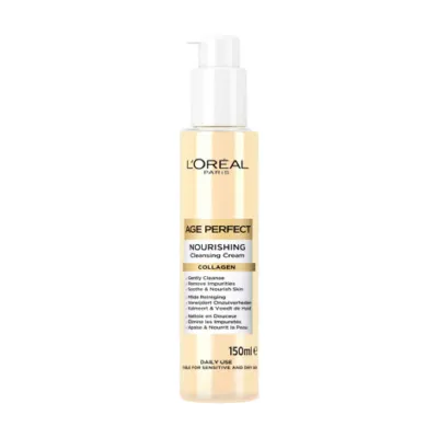 L'Oreal Age Perfect Collagen নারিশিং ক্লেনজিং ক্রিম 150ml