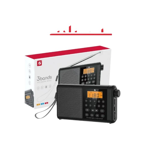 KTF-1715 ব্লুটুথ, TF কার্ড & FM/AM/SO ৩ ব্যান্ডস রেডিও & ক্লক সাপোর্টেড ডিজিটাল ডিসপ্লে স্পিকার