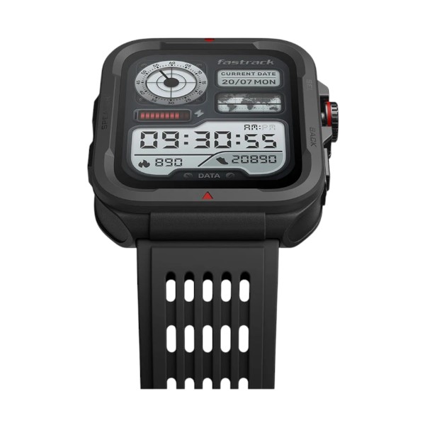 Fastrack Active কালো ব্লুটুথ কলিং রাগড স্মার্টওয়াচ
