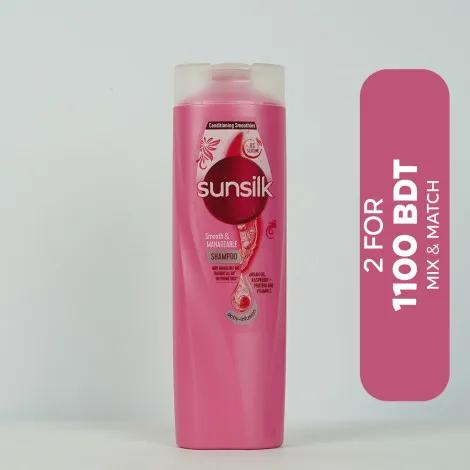 Sunsilk Smooth & Manageable শ্যাম্পু 300ml (সব ধরনের চুলের জন্য)