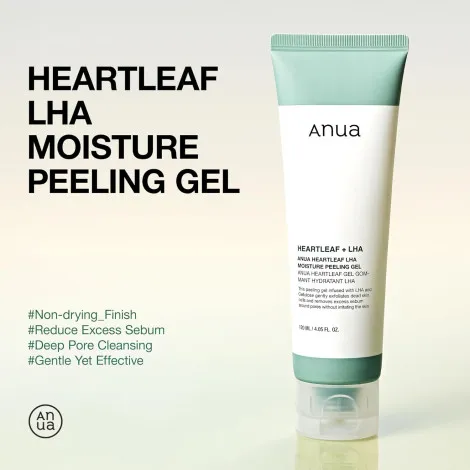 Anua Heartleaf LHA ময়েশ্চার পিলিং জেল 120ml