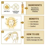 3W Clinic কোলাজেন ও লাক্সারি গোল্ড এসেন্স 150ml