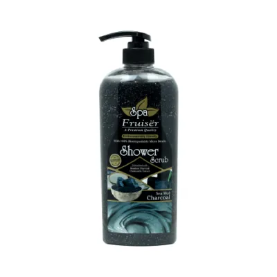 Fruiser Spa Sea Mud Charcoal শাওয়ার স্ক্রাব 730ml