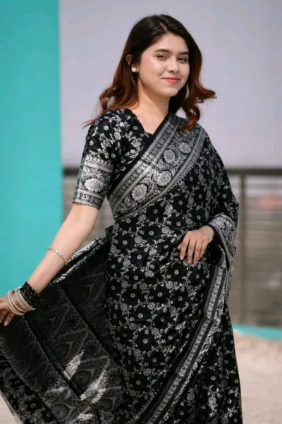 রয়্যাল বেনারসি কাতান বিয়ে ও উৎসবের শাড়ি