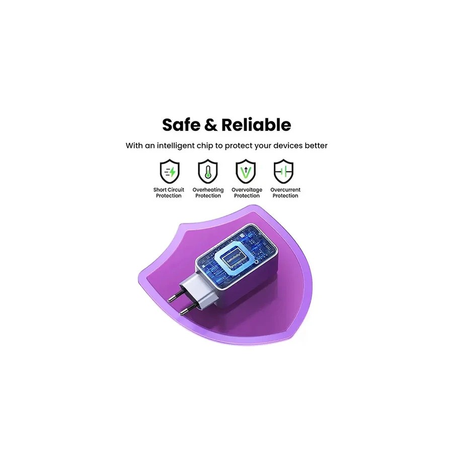 Ugreen Nexode Pro X757 100W GaN USB ডুয়াল USB-C PD চার্জার (EU)