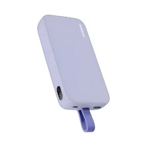 Momax PD5 20,000mAh 22.5W পাওয়ার ব্যাংক, Type-C কেবলসহ – বেগুনি
