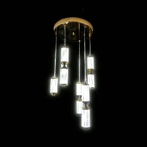 Qulik মডার্ন Verona Glow 3 কালার হ্যাঙ্গিং লাইট (QL-B189-6)