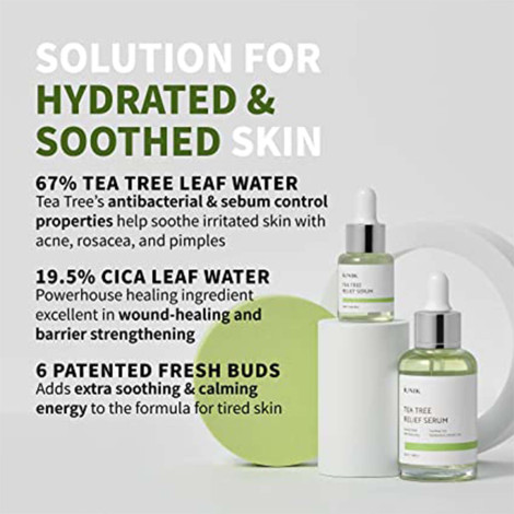 Iunik Tea Tree Relief Serum 50ml (Korea)
