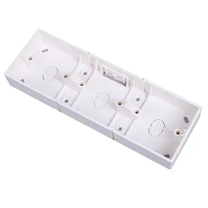 3 গ্যাং PVC সুইচ ও সকেট বক্স