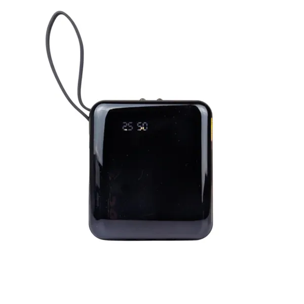 Smart ফাস্ট চার্জ পাওয়ার ব্যাংক 10000mAh, বিল্ট-ইন মাল্টি কেবল
