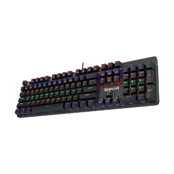 Redragon K608 Valheim Rainbow backlight Wired Black Mechanical Gaming Keyboard