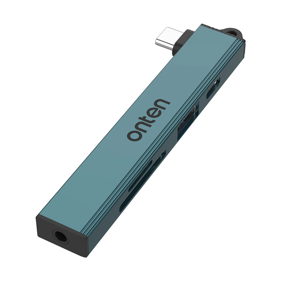 Onten OTN-UC56S USB-C to USB, Type-C, SD, TF & 3.5mm Audio Converter