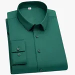 Men's Pure Cotton Long Sleeve Formal Shirt, Regular Fit